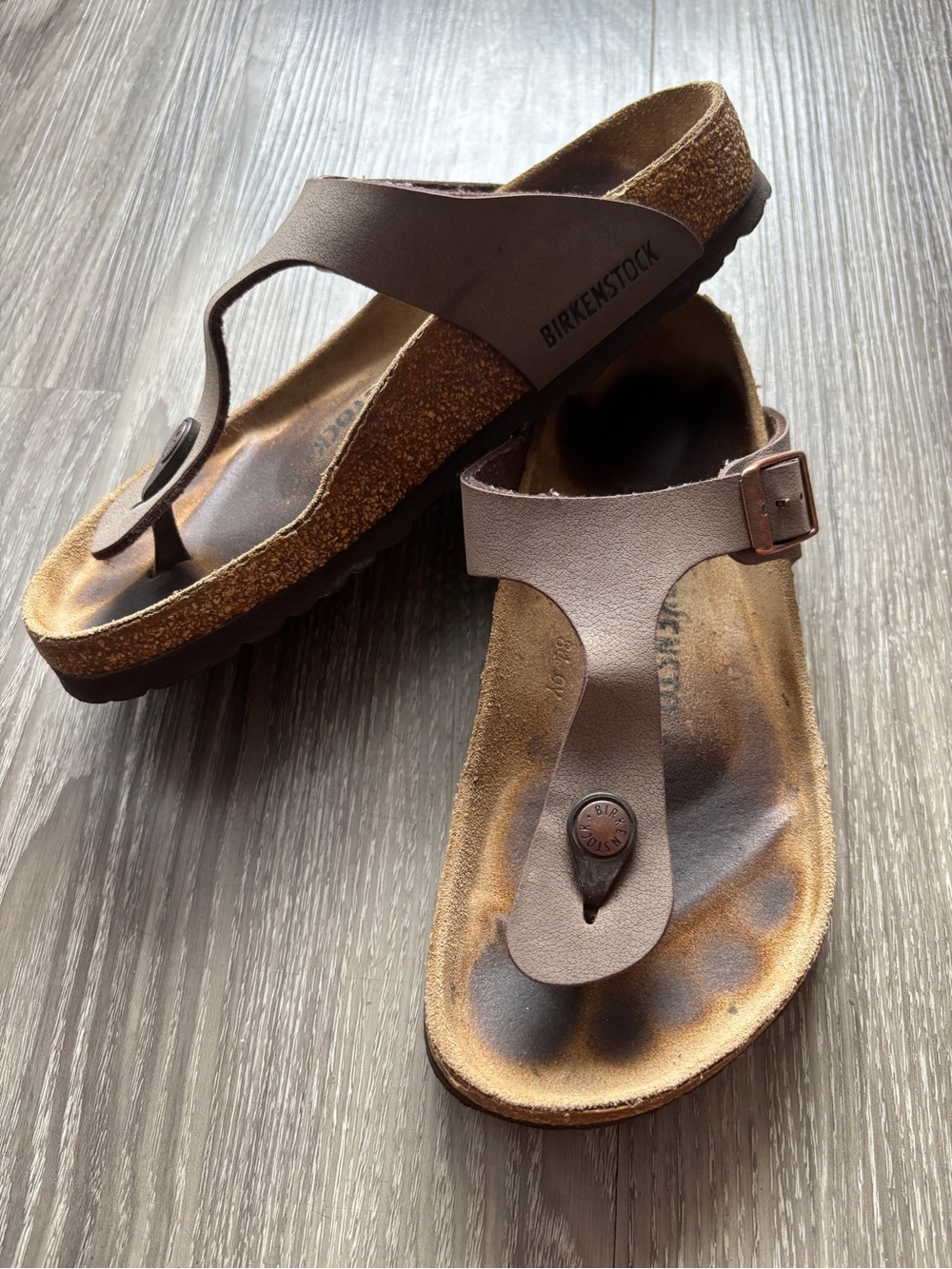 Birkenstock Women’s Brown Thong Cork Sandal